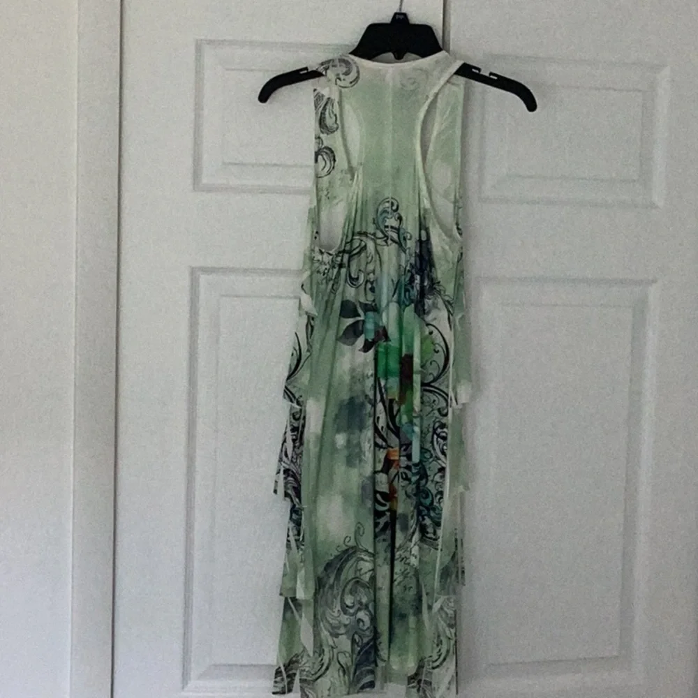 Chic Sleeveless Patterned Midi Dress - Picture 2 of 4